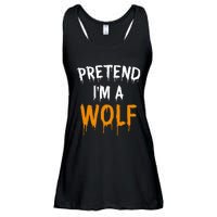 Hilarious Halloween Costume Idea Pretend I'm a Wolf Ladies Essential Flowy Tank