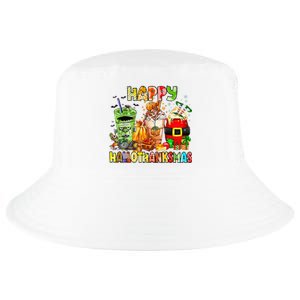 Happy Hallothanksmas Coffee Latte Halloween Thanksgiving Cool Comfort Performance Bucket Hat