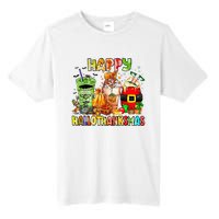 Happy Hallothanksmas Coffee Latte Halloween Thanksgiving Tall Fusion ChromaSoft Performance T-Shirt