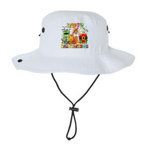 Happy Hallothanksmas Coffee Latte Halloween Thanksgiving Legacy Cool Fit Booney Bucket Hat