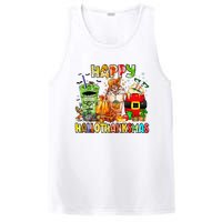 Happy Hallothanksmas Coffee Latte Halloween Thanksgiving PosiCharge Competitor Tank