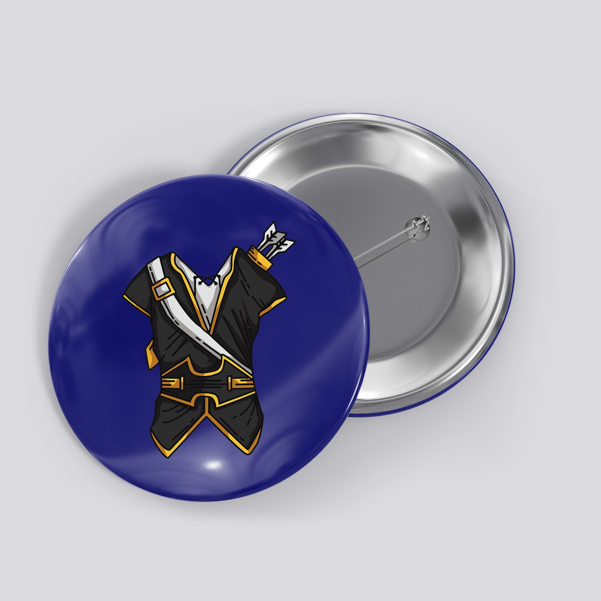 Huntsman Hunter Cool Lazy Easy Cosplay Halloween Costume Button