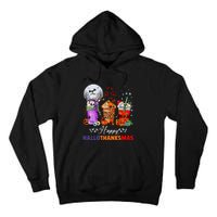 Happy Hallothanksmas Coffee Latte Halloween Thanksgiving Tall Hoodie