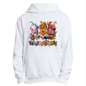 Happy Hallothanksmas Coffee Latte Halloween Thanksgiving Urban Pullover Hoodie