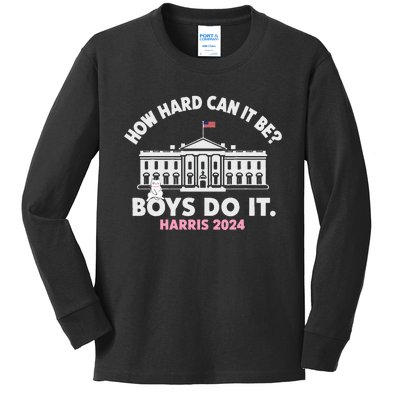 How Hard Can It Be Do It 2024 Kids Long Sleeve Shirt