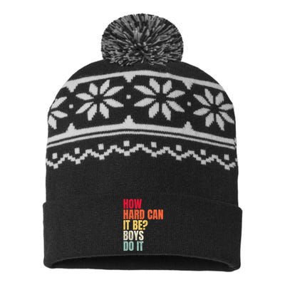 How Hard Can It Be Boy.S Do It USA-Made Snowflake Beanie