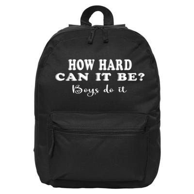 How Hard Can It Be Boy.S Do It 16 in Basic Backpack
