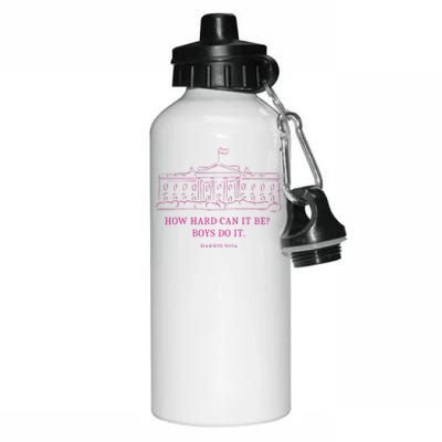 How Hard Can It Be Boy Do It Kamala 2024 Madam Presidential Aluminum Water Bottle