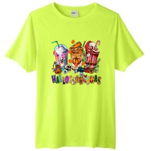 Happy Hallothanksmas Coffee Latte Halloween Thanksgiving Tall Fusion ChromaSoft Performance T-Shirt