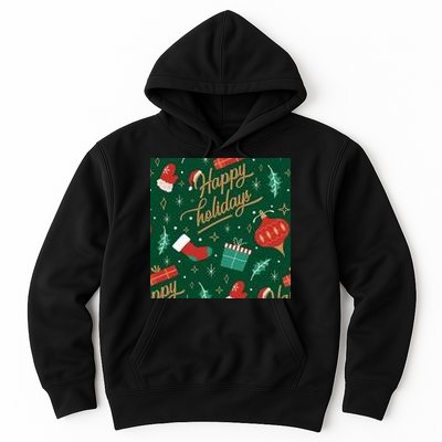 Happy Holidays Christmas Festive Hoodie