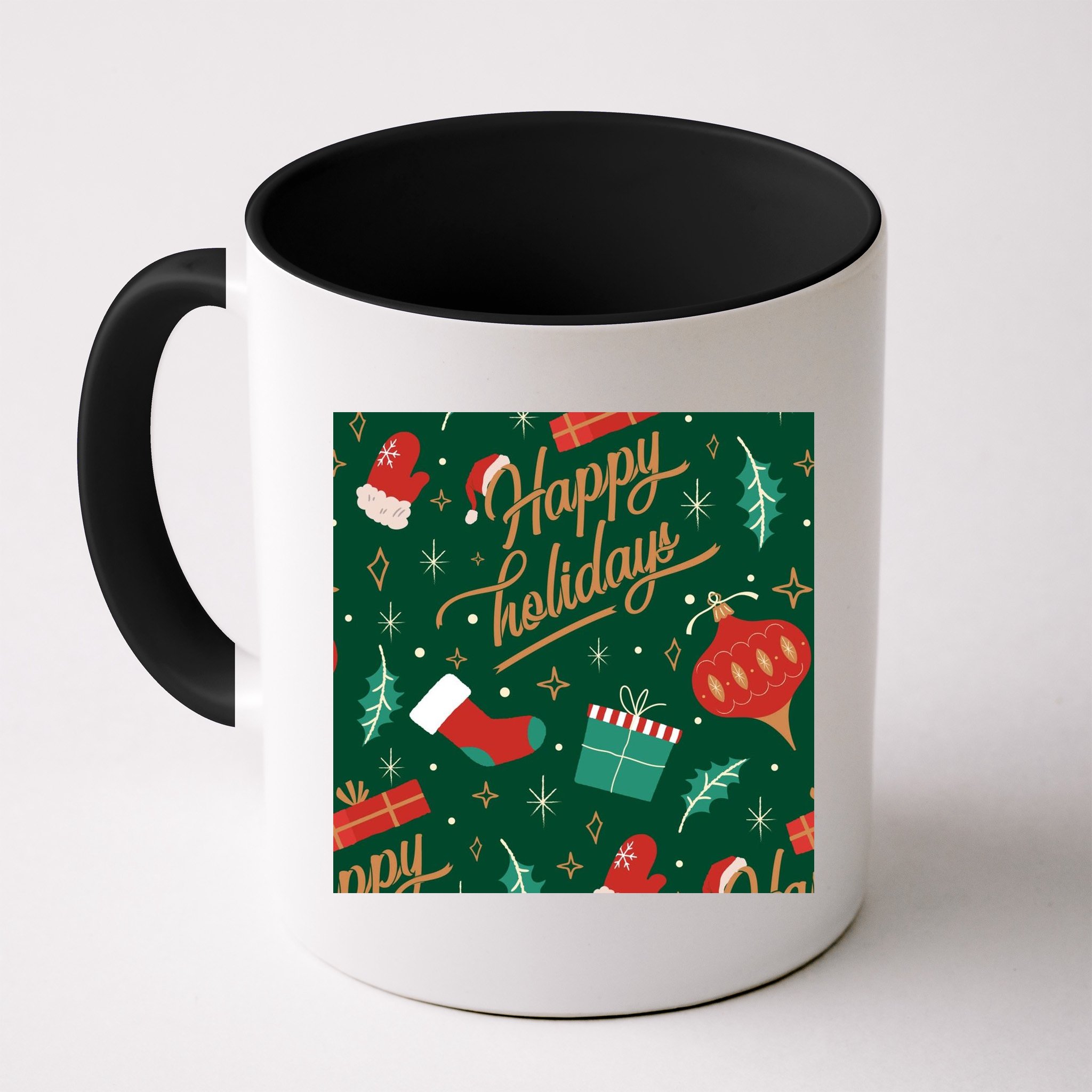 Happy Holidays Christmas Festive Mug