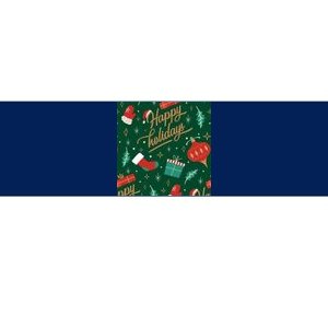 Happy Holidays Christmas Festive Bumper Sticker