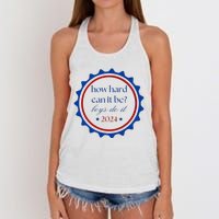 How Hard Can It Be Boy Do It 2024 Gift Women's Knotted Racerback Tank