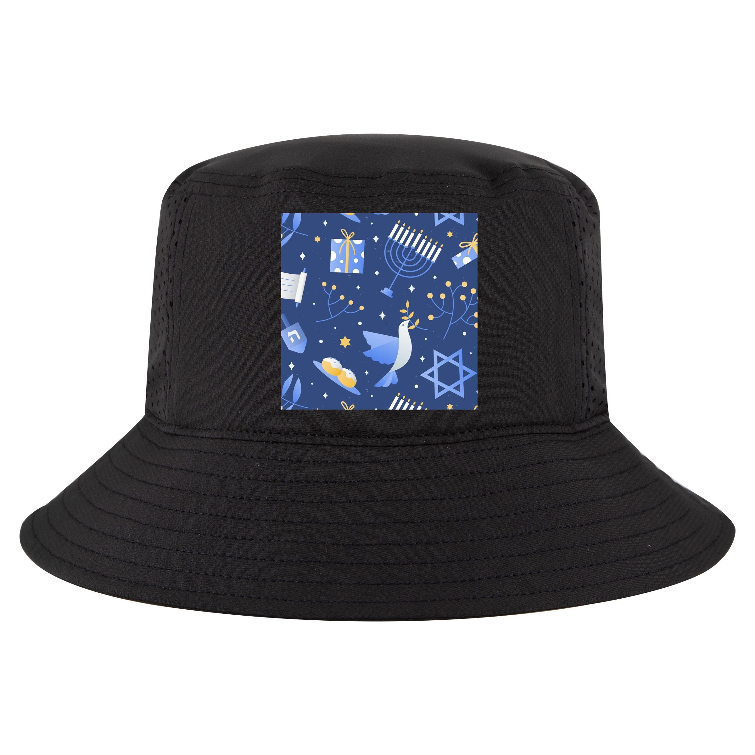 Hanukkah Holiday Celebration Cool Comfort Performance Bucket Hat