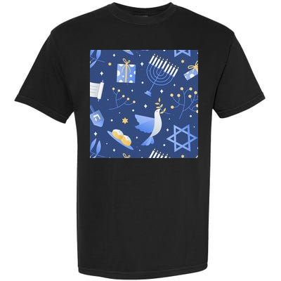 Hanukkah Holiday Celebration Garment-Dyed Heavyweight T-Shirt