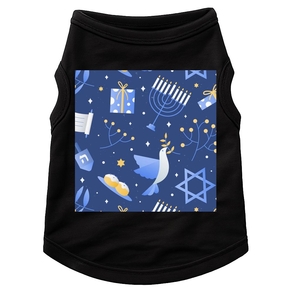 Hanukkah Holiday Celebration Doggie Tank