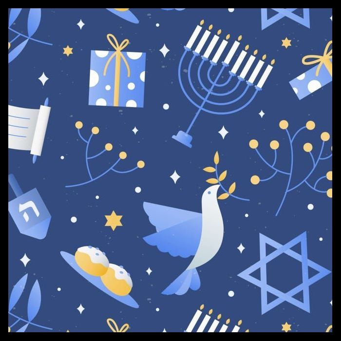 Hanukkah Holiday Celebration Button