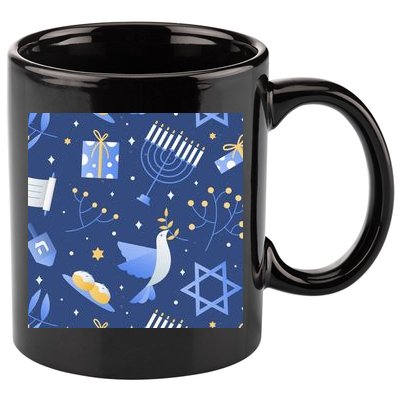 Hanukkah Holiday Celebration 11oz C Handle Ceramic Mug