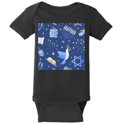 Hanukkah Holiday Celebration Baby Bodysuit