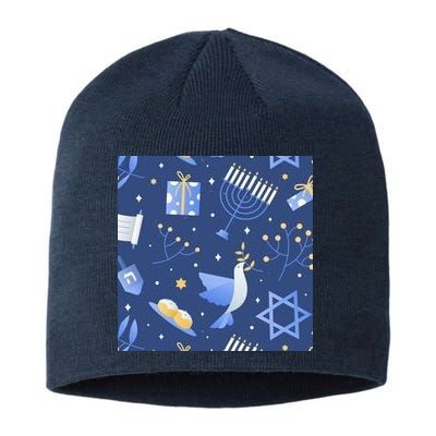 Hanukkah Holiday Celebration Sustainable Beanie