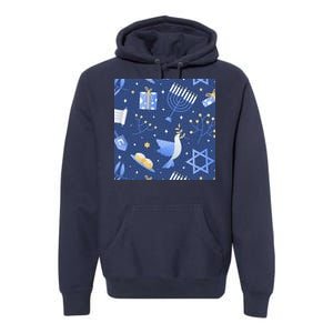 Hanukkah Holiday Celebration Premium Hoodie