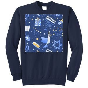 Hanukkah Holiday Celebration Tall Sweatshirt