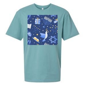 Hanukkah Holiday Celebration Sueded Cloud Jersey T-Shirt