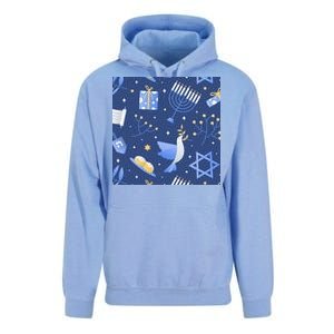 Hanukkah Holiday Celebration Unisex Surf Hoodie