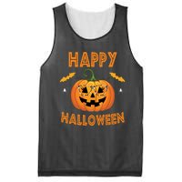 Happy Halloween Cute Pumpkin Leopard Mesh Reversible Basketball Jersey Tank