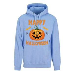 Happy Halloween Cute Pumpkin Leopard Unisex Surf Hoodie