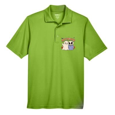 Happy Halloween Cute Monsters Men's Origin Performance Piqué Polo