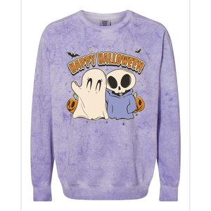 Happy Halloween Cute Monsters Colorblast Crewneck Sweatshirt