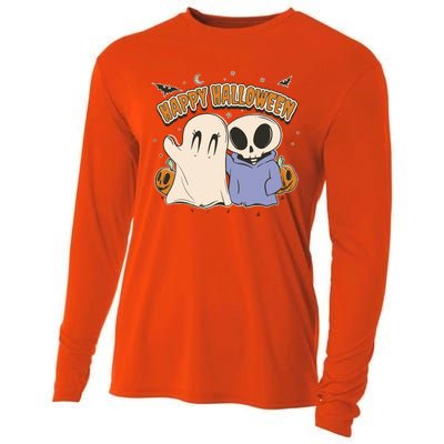 Happy Halloween Cute Monsters Cooling Performance Long Sleeve Crew