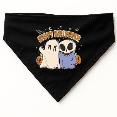Happy Halloween Cute Monsters USA-Made Doggie Bandana