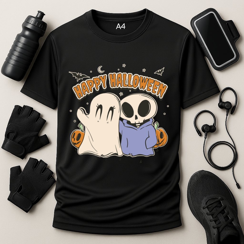 Happy Halloween Cute Monsters Cooling Performance Crew T-Shirt