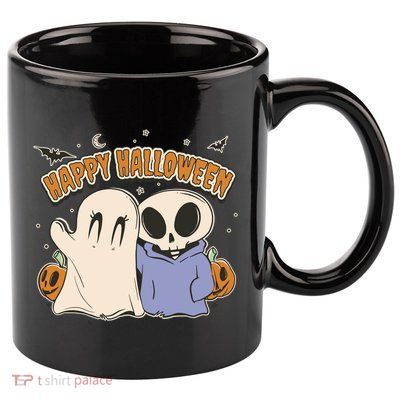 Happy Halloween Cute Monsters 11oz C Handle Ceramic Mug