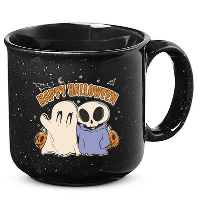 Happy Halloween Cute Monsters 15oz Campfire Ceramic Mug