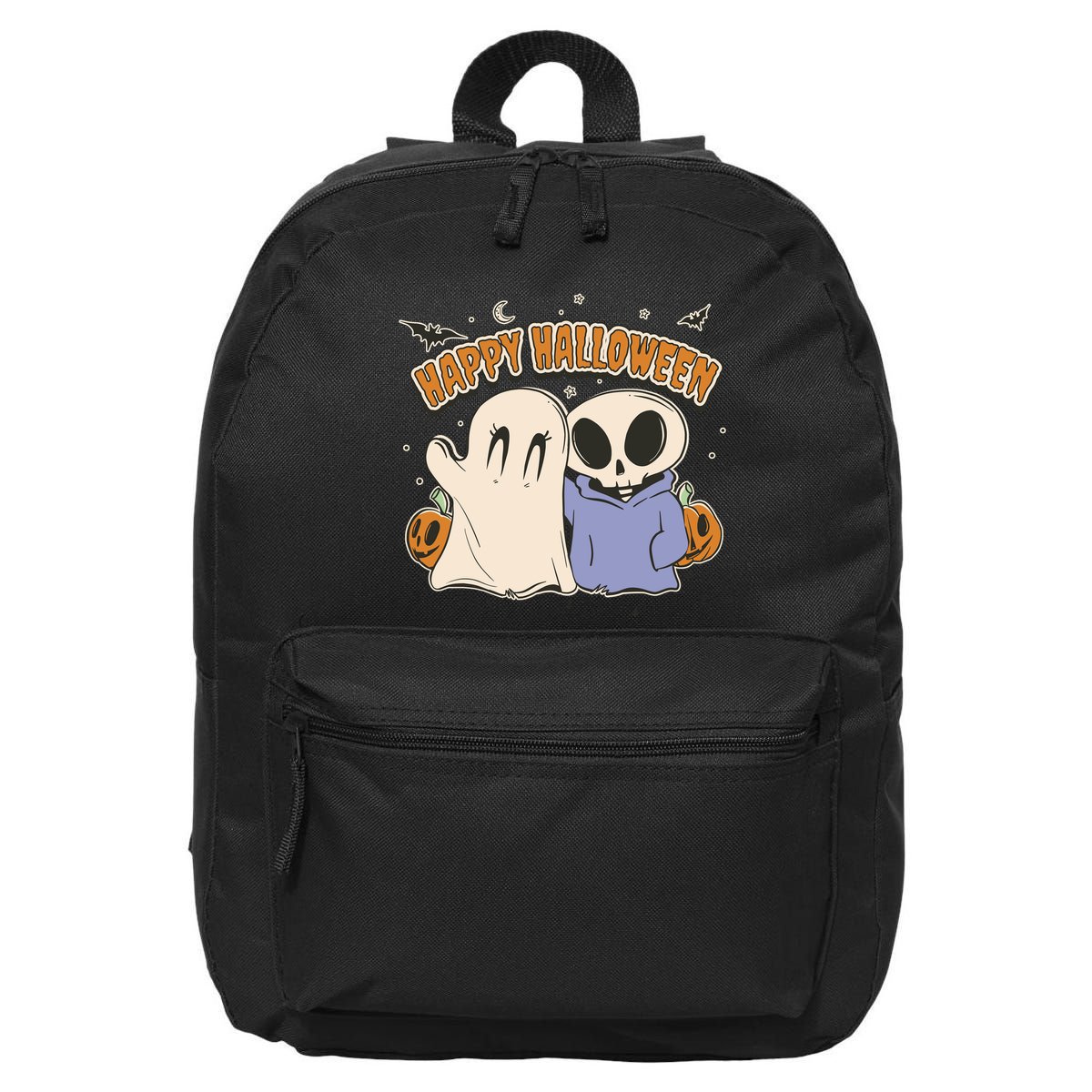 Happy Halloween Cute Monsters 16 in Basic Backpack