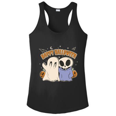 Happy Halloween Cute Monsters Ladies PosiCharge Competitor Racerback Tank