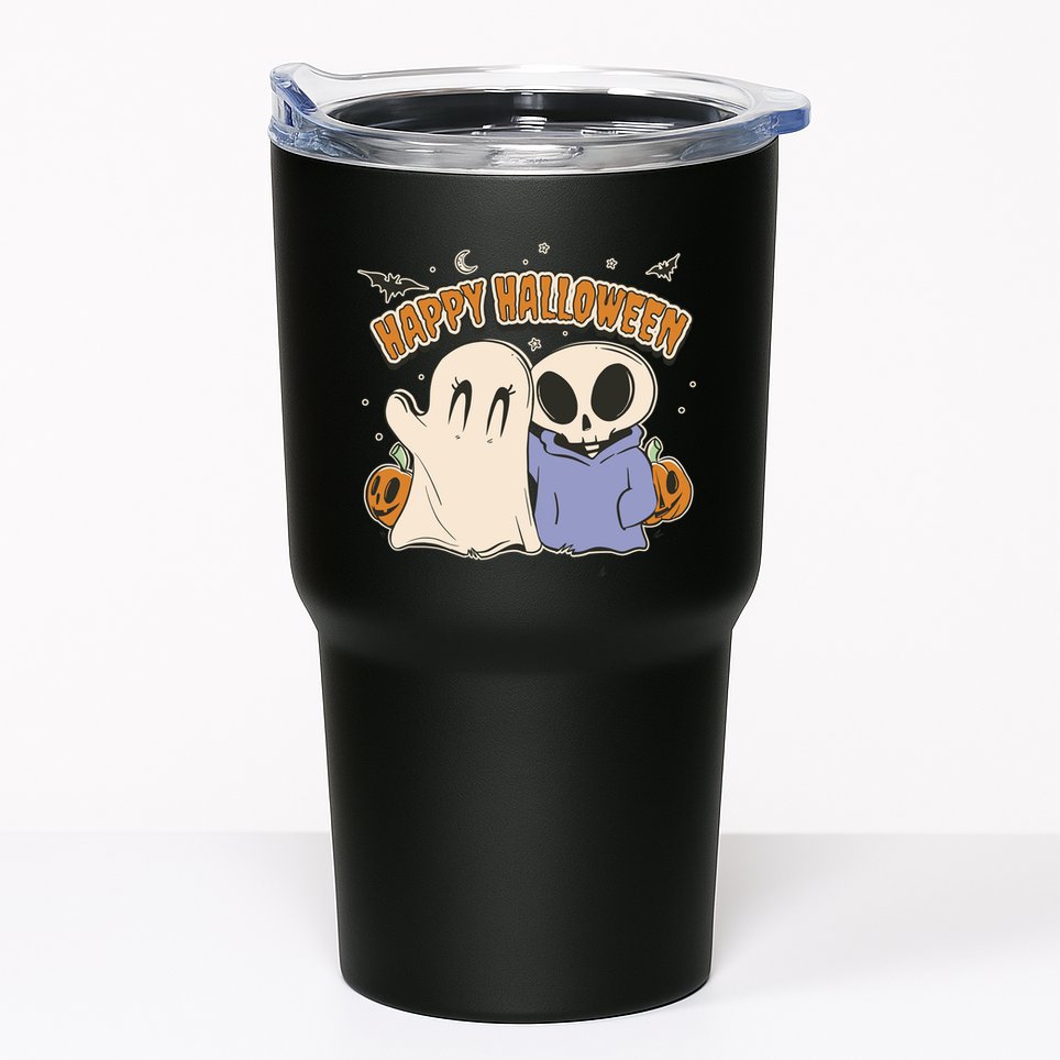Happy Halloween Cute Monsters Tumbler