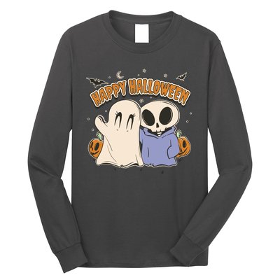 Happy Halloween Cute Monsters Long Sleeve Shirt