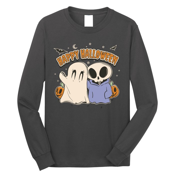 Happy Halloween Cute Monsters Long Sleeve Shirt