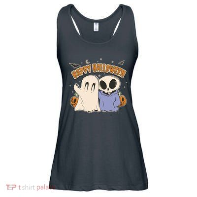 Happy Halloween Cute Monsters Ladies Essential Flowy Tank