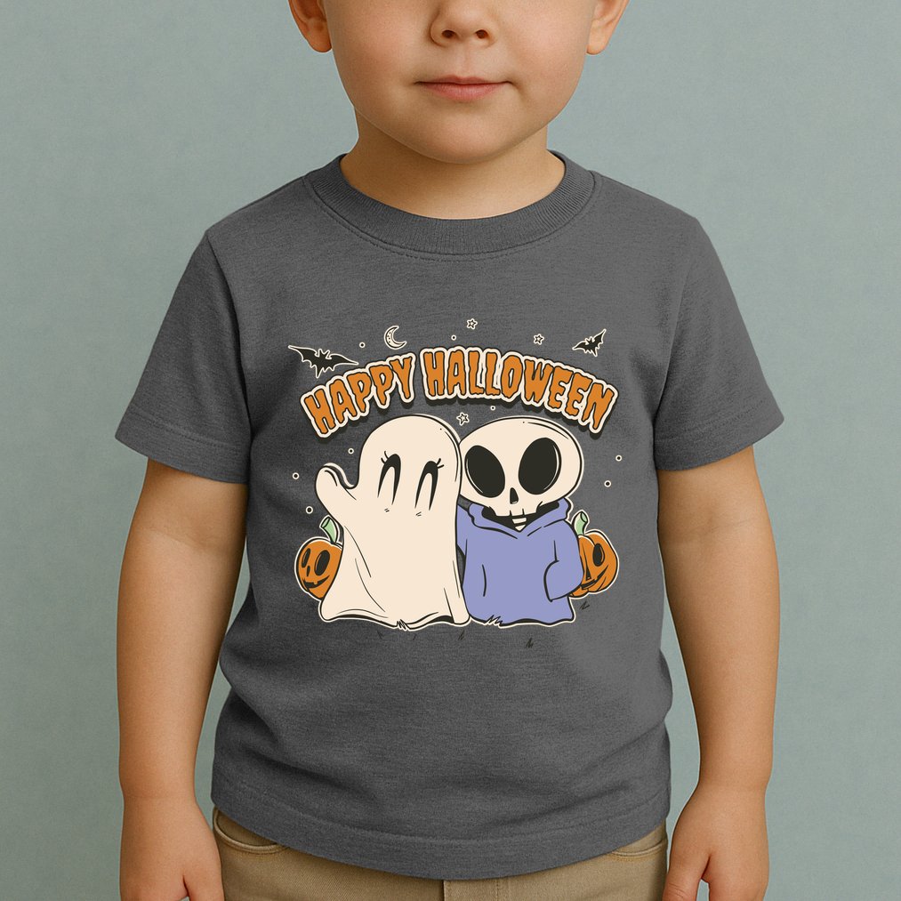 Happy Halloween Cute Monsters Toddler T-Shirt