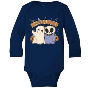 Happy Halloween Cute Monsters Baby Long Sleeve Bodysuit