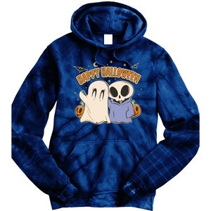 Happy Halloween Cute Monsters Tie Dye Hoodie