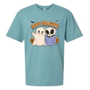 Happy Halloween Cute Monsters Sueded Cloud Jersey T-Shirt