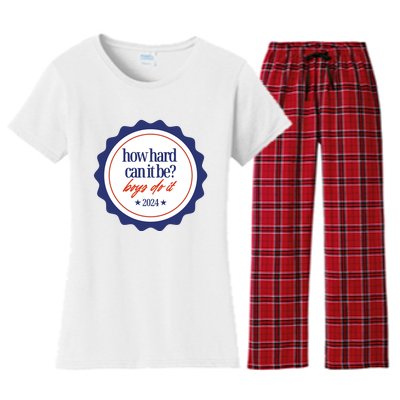 How Hard Can It Be Boy.S Do It 2024 Women's Flannel Pajama Set