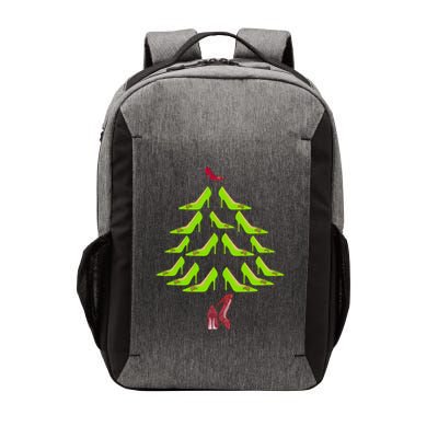 High Heel Christmas Tree Vector Backpack
