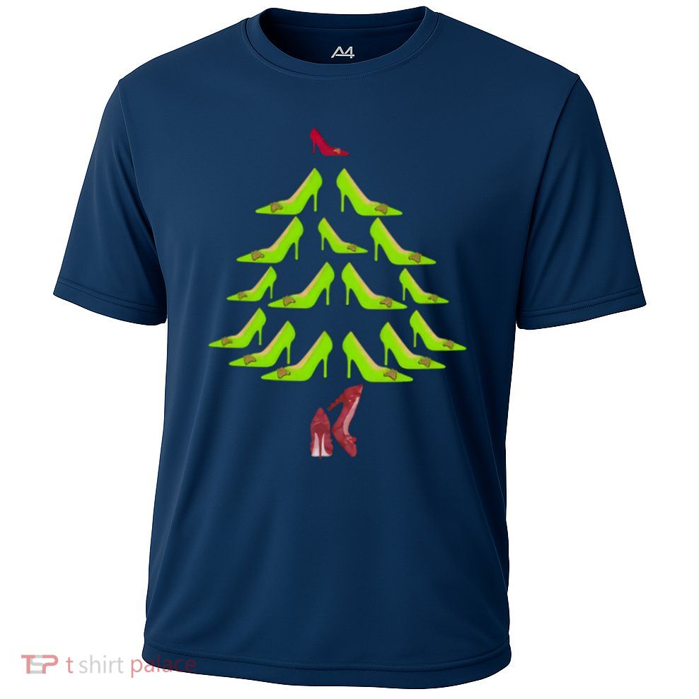 High Heel Christmas Tree Performance Shirt